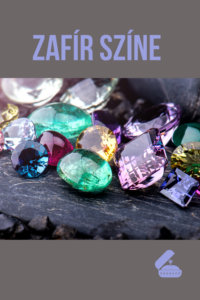 zafír színe